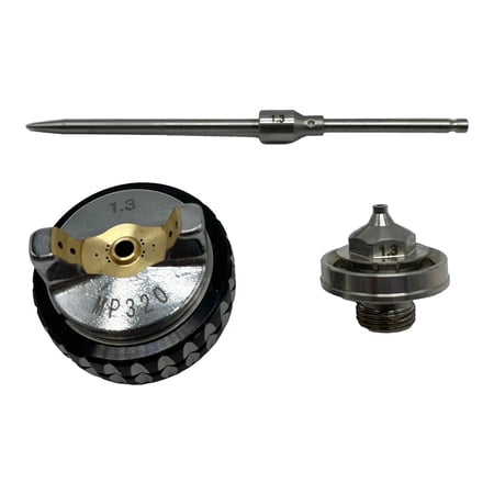 Fluid Nozzle and Aircap Needle Set Only fit for KOTA LVLP / MP Spray Gun paint Size: MP 1.3mm