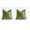 Light Green55, variant on WWG Decorative Pillow Cover, 18x18 Pillow Cover with Handmade 3D Pleated Stitching, Soft Velvet Polyester Fabric, Breathable and Light Blocking, for Sofa Couch Living Room Bedroom Decor