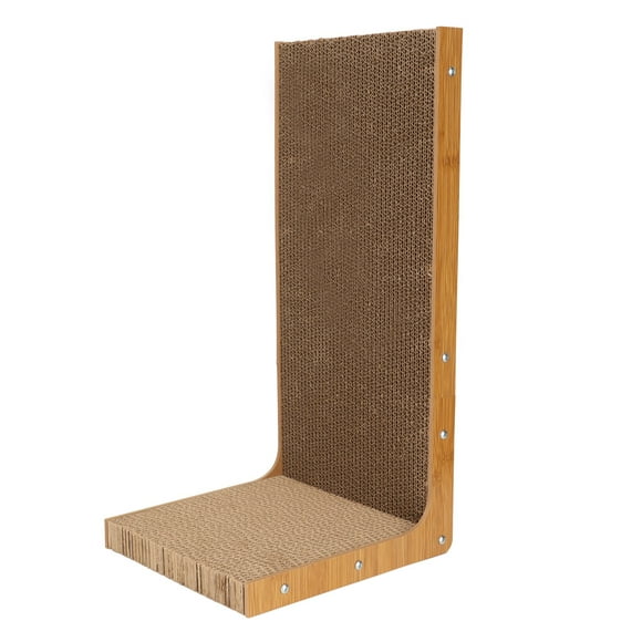 Cat Scratching Board, Interactive Safe Catnip Scratch Thickened Cat Scratcher Board For Cats L Type Small
