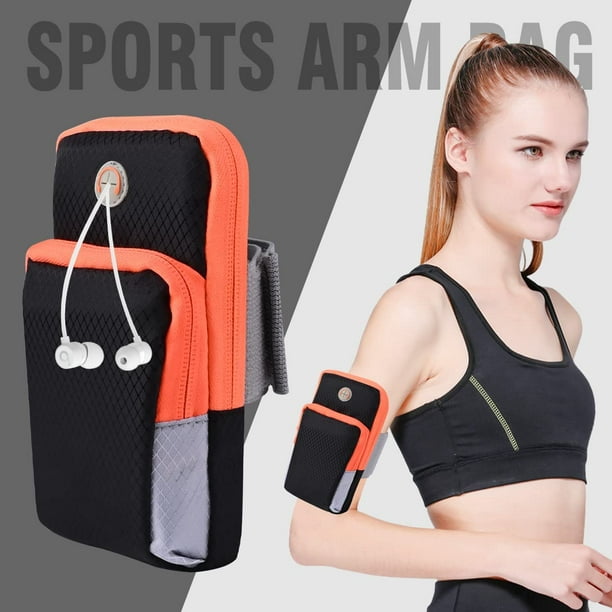 Cell Phone Armband Pouch Running Armband for iPhone 13 12 11 Pro Max XR X 8  7 6 Plus Samsung S20 S10 S9 S8 up to 6.5, Running Arm Bag Gym Phone