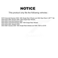 thumbnail image 2 of SIM Rear Semi-Metallic Disc Brake Pads SIM-974 for Car GMC Chevrolet Savana 2500 Express 3500 4500, 2 of 8