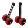 thumbnail image 1 of USHOBE Roues de Marche Pratique Roue de Marche Acier Inoxydable Lisse Pièces de Marcheur pour Patient 1 Paire, 1 of 8