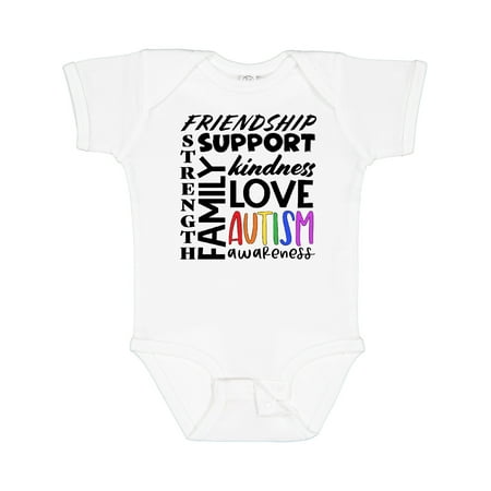 

Inktastic Autism Awareness Love Friendship Support Boys or Girls Baby Bodysuit