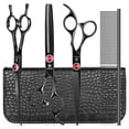 thumbnail image 1 of Kit de Tijeras para Grooming de Perros GLADOG 7" Titanio 5 en 1 Negro, 1 of 5
