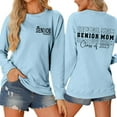 thumbnail image 2 of Women Sweatshirt Womens Long Sleeve Sweatshirt Womens Pullovers Sky Blue Crewneck Sweatshirts Women Winter Fashion Adult Sweatshirt, 2 of 3