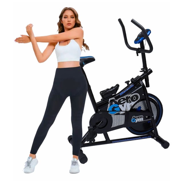 Bicicleta de ejercicio fija FRATELLO MUEBLES Aerogym Azul
