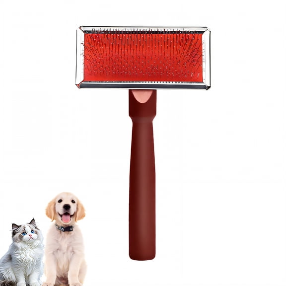 ACDANC Slicker Brush for Dogs,Dog Brush for Long Haired Dogs,Metal Needle Comb Slicker Brush