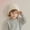 Beige, variant on Boys Girls Solid Color Knit Print Beanie Hat Warm Thermal Fall Winter Casual Everyday Stocking Cap for Kids(Orange,1-4 Years)