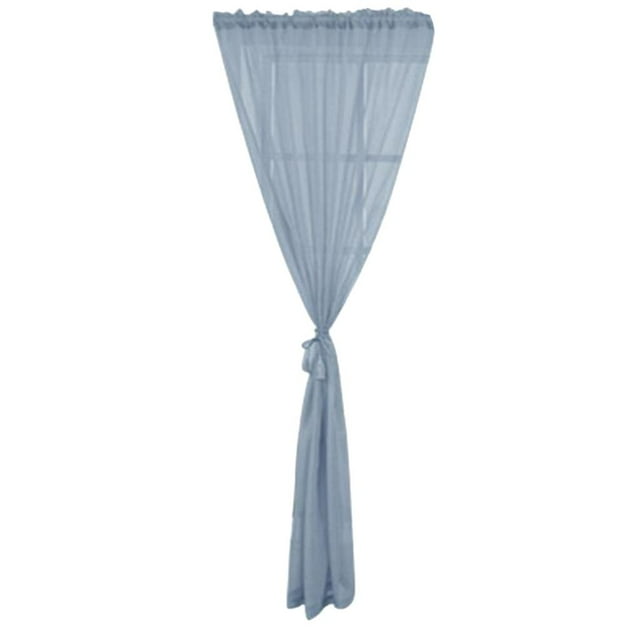 LISO EXTRA ANCHO Ventana Cenefa Cortina Gris - 132x240cm Sunnimix Cortina de cocina transparente