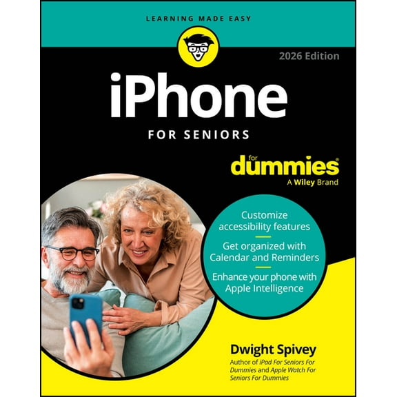 iPhone for Seniors for Dummies, 2026 Edition, (Paperback)