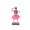 Style C, variant on Halloween Skeleton Figurine, Electric Light Up Musical Dancing Singer Skeleton with Colorful Glowing Skirt, 1 Pack Novelty Halloween Party Favor Spooky Atmosphere Prop for Indoor Home Desktop Hallowe