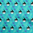 thumbnail image 1 of oneOone Rayon Turquoise Blue Fabric Asian Japanese Fan Fabric For Sewing Printed Craft Fabric By The Yard 56 Inch Wide, 1 of 4
