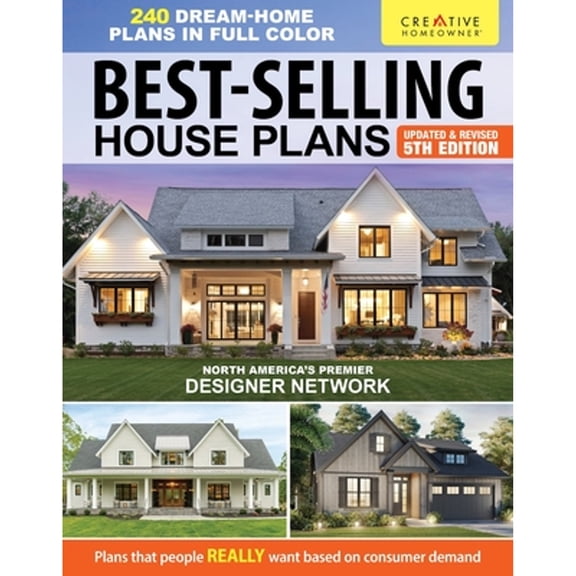 Pre-Owned Best-Selling House Plans, Updated & Revised 5th Edition: Over 240 Dream-Home Plans in Full Color (Paperback) 158011590X 9781580115902