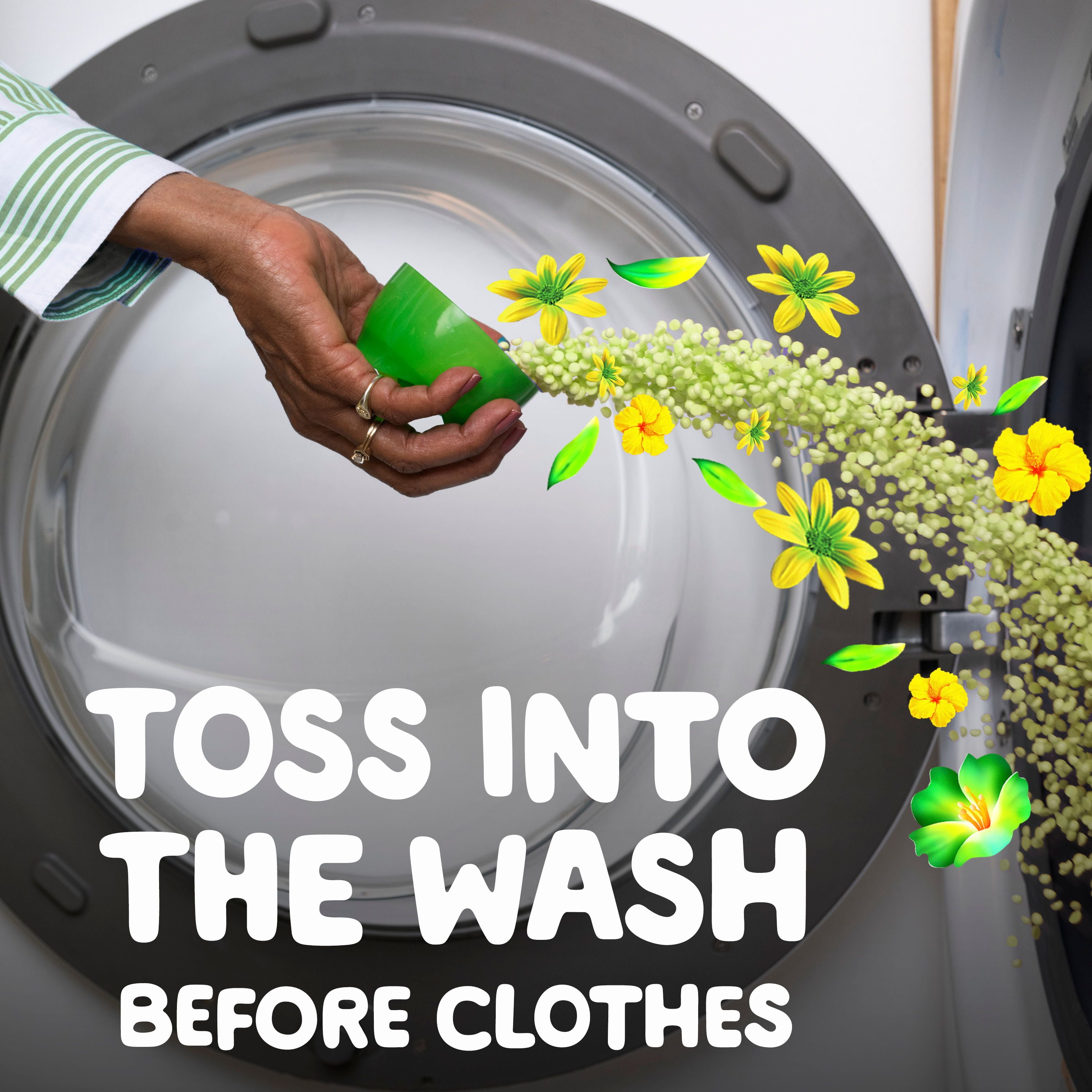 Perles de rehausseur de parfum pour lessive Gain Fireworks, Original, unité à usage unique