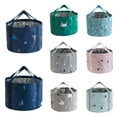 thumbnail image 1 of Cubo plegable lavabo portátil multiusos para remojar los pies viajar acampar, 1 of 8