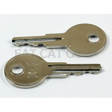 EZGO KEY FOR ALL STOCK EZGO GOLF CARTS (SET OF 2)