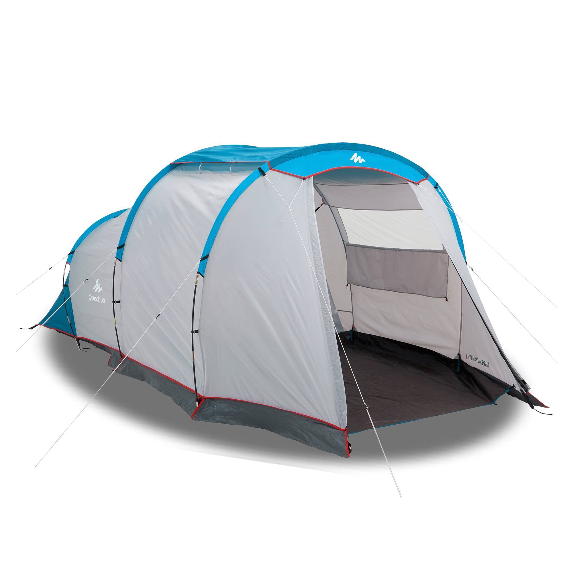 Quechua, Waterproof, Family Camping Tent, 4 Person, 1 Bedroom - image 3 of 16