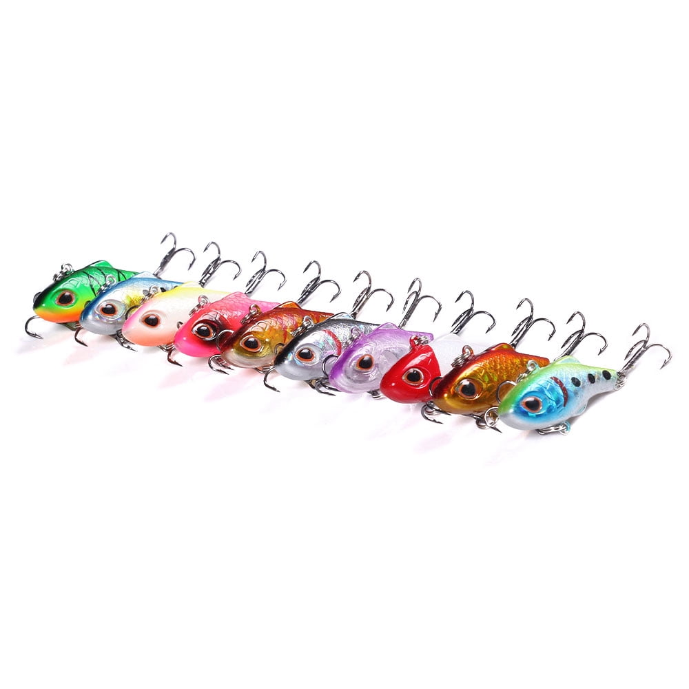 HENGJIA Lipless Crankbaits for Bass Fishing Lures, Sinking Deep Diving Crank Bait, Hard Baits Fishing Jigs for Freshwater and Saltwater Bass, Trout, Perch, Walleye