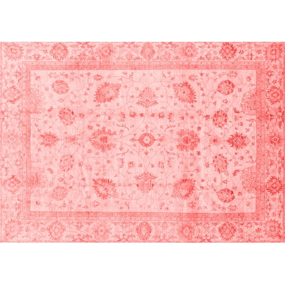 Ahgly Company Indoor Rectangle Oriental Red Traditional Area Rugs, 3' x 5'
