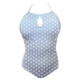 thumbnail image 1 of Traje de Baño Op para Mujer con Amarre Halter Azul Talla M, 1 of 4