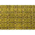 thumbnail image 1 of Ahgly Company Machine Washable Indoor Rectangle Abstract Yellow Modern Area Rugs, 2' x 3', 1 of 4