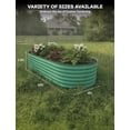 thumbnail image 4 of QinaQin 2 Pcs Raised Garden Beds, Outdoor Deep Planter Box Kit with Tool-Free Assembly, 4 of 7