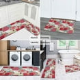 thumbnail image 5 of Pioneer Flower Floral Print Pattern Kitchen Rugs Sets Of 2,Anti Fatigue Kitchen Mat Rugs Non Slip Washable,Decorative Kitchen Floor Mats for Kitchen,Sink,Laundry,17"x30"+17"x47", 5 of 7