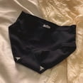 thumbnail image 2 of Besolor Womens Cotton Underwear Ladies Girls Mid Waisted Stretch Comfortable Breathable No Show Panties, 2 of 3