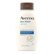 Aveeno Skin Relief Liquid Body Wash Bottle Unscented 12 oz. 111702900 1 Ct
