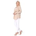 thumbnail image 4 of YEMAK Women's Long Sleeve Loose Fit Draped Open Front Casual Cardigan Sweater MK8218-MSH-M, 4 of 5