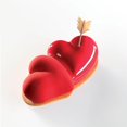 thumbnail image 4 of Silicone Molds Heart Shape Cake Decorating Toos Cake Mold Ice Cream Mo, 4 of 5