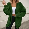 thumbnail image 2 of Cardigan Sweaters for Women Knit Light Green Sweaters for Women Comfort Colors Fall Outfit Sweater Tops for Women, 2 of 5
