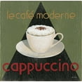 thumbnail image 2 of Fisk, Arnie 26x26 White Modern Wood Framed Museum Art Print Titled - Cafe Moderne Cappuccino, 2 of 4