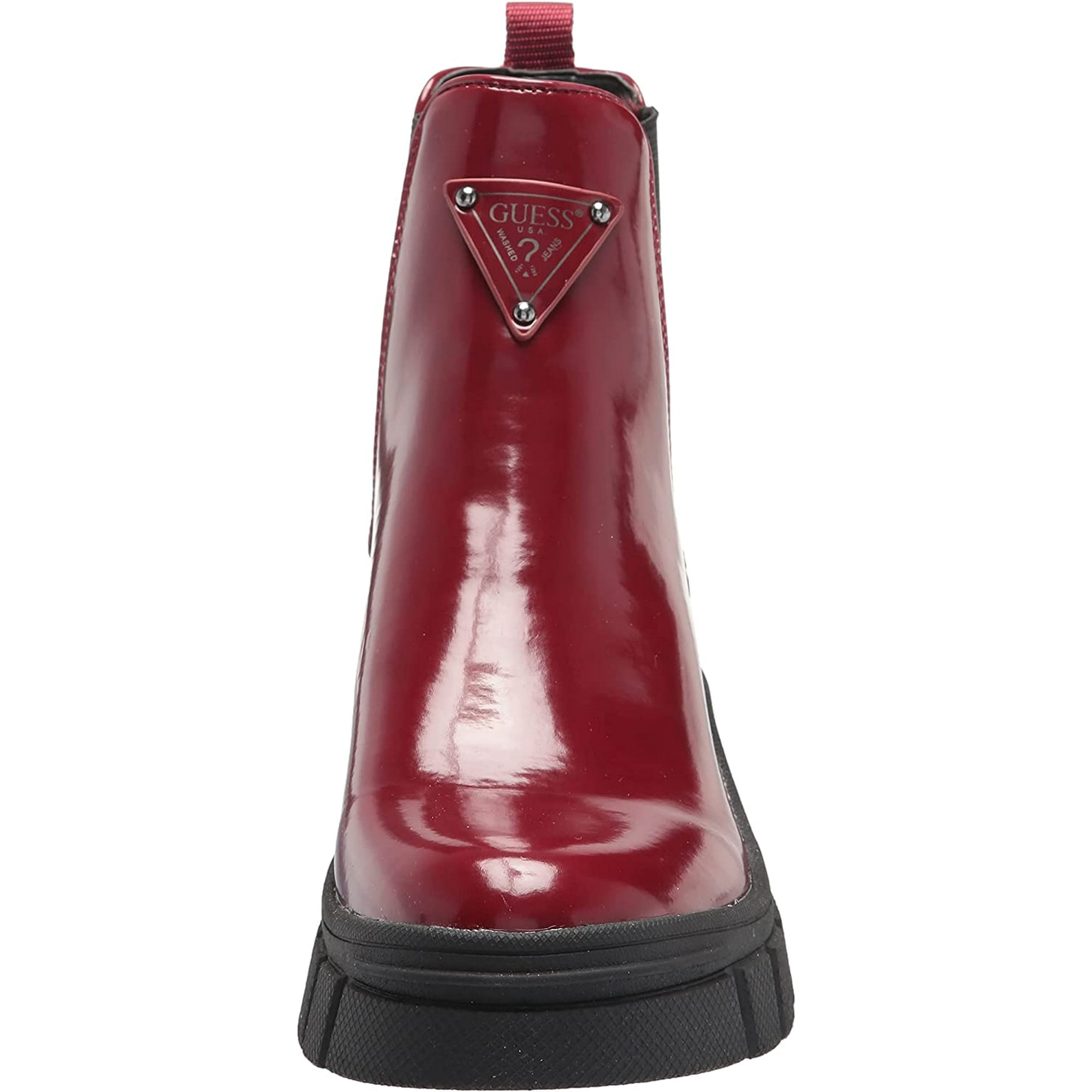GUESS Womens Hestia Combat Boot 5.5 Red Walmart