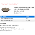 thumbnail image 2 of Flywheel - Compatible with 1994 - 2000, 2002 - 2004 Dodge Ram 3500 1995 1996 1997 1998 1999 2003, 2 of 2