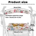 thumbnail image 6 of HELLHERO Seat and Backrest Covers Butterfly Walker Rollator Seat Back Cover for Seniors Men Women Removable and Washable Non-Slip Fit for Protection Covers, 6 of 7