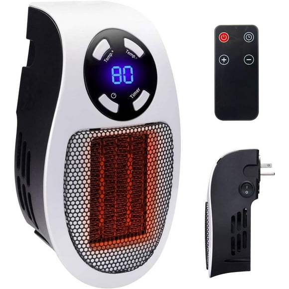 Enchufe eléctrico de pared remoto Space Heater Minetom de 450 W