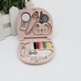 thumbnail image 1 of Mini caja de costura, bolsa pequeña bonita y práctica para agujas, herramienta de costura para el hogar, juego combinado rosa)(1 unidad), 1 of 5