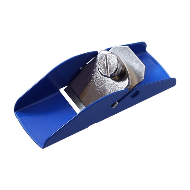 Plano de madera, plano de mano, plano, azul, herramienta de mano de artesanía en madera, plano de mano de bloque 89mmx29mm