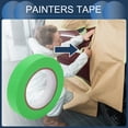 thumbnail image 2 of Cinta de Enmascarar Unique Bargains, Cinta para Pintores de Automóviles DIY, 1 Pc Verde 1 Pulgada x 54.7 Yardas, 2 of 7