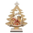 thumbnail image 7 of Kurt Adler 15-Inch Battery Operated 10-Light Tree With Village Scene, 7 of 7