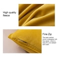 thumbnail image 4 of Funda de Cojín de Asiento Bewildely Terciopelo Decorativa Amarillo 40x40cm, 4 of 6
