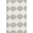 thumbnail image 1 of Safavieh Dhurries Gray & Ivory Area Rug, 1 of 6