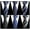 Blue, Blue, Blue, Black, Blue, Black, variant on Men's Necktie Set Classic Silk Polyester Tie Woven Stripe Jacquard Neck Ties for Office Wedding Casual (6 PCS)