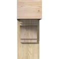 thumbnail image 2 of Ekena Millwork 8"W x 20"D x 20"H Merced Block Rough Sawn Bracket w/ Offset Brace, Douglas Fir, 2 of 25