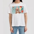 thumbnail image 4 of T Shirts for Women,Mens T Shirt,Cartoon Bear Winter Balloon,3XL, 4 of 5