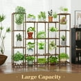 thumbnail image 3 of Plant Stand Indoor Outdoor Super Large Plant Shelf Multi Tiered Wood Flower Shelves Wooden Rack Garden Holder Planter Display For Yard Patio Lawn Balcony Living Room, 3 of 6