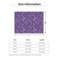 thumbnail image 5 of Fuzoiu Lavender Flowers Print Flannel Blanket,Throw Blanket,Flannel Home Decor,Fleece Bed Blankets,Cozy Soft Blanket for Bed, Sofa, Camping, and Travel-50"x40", 5 of 6