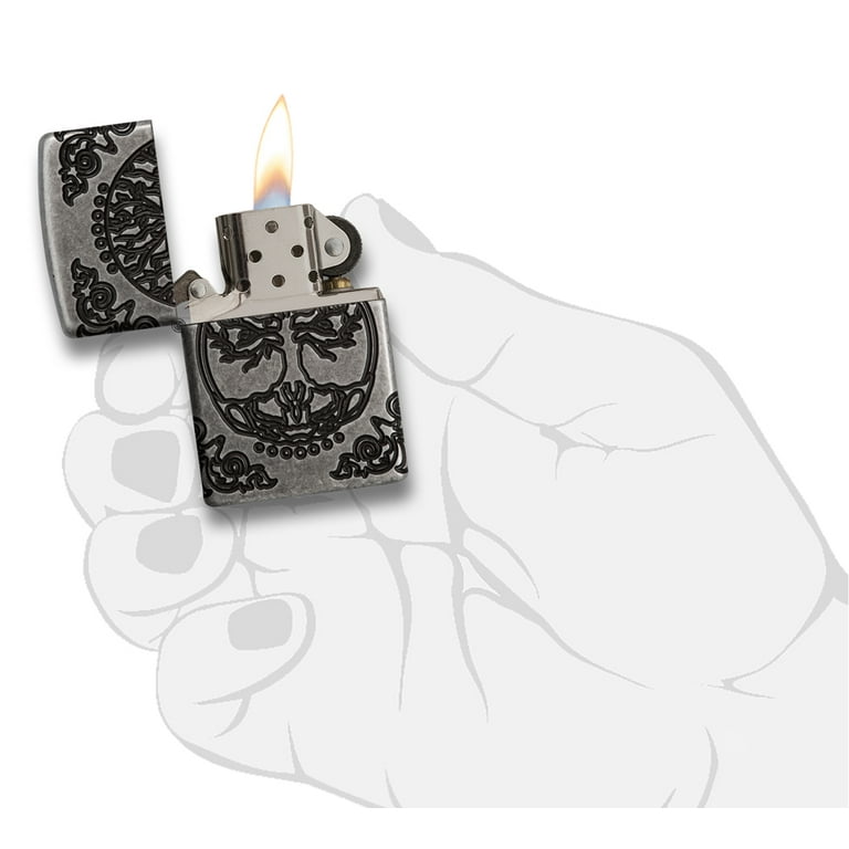 Zippo Armor Tree of Life Design Windproof Pocket Lighter
