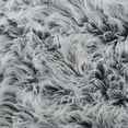 thumbnail image 2 of DeeHome Mahin 5 Foot Rounded Faux Fur Bean Bag, Silver Gray, 2 of 4